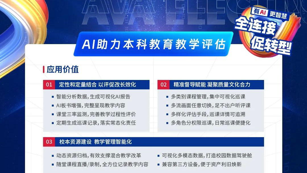 攜手多所高校！奧威亞AI助力本科教育教學審核評估開展